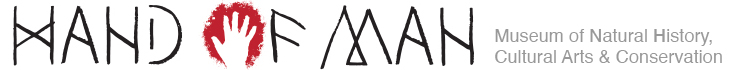 logo-text Hand of Man Museum Logo